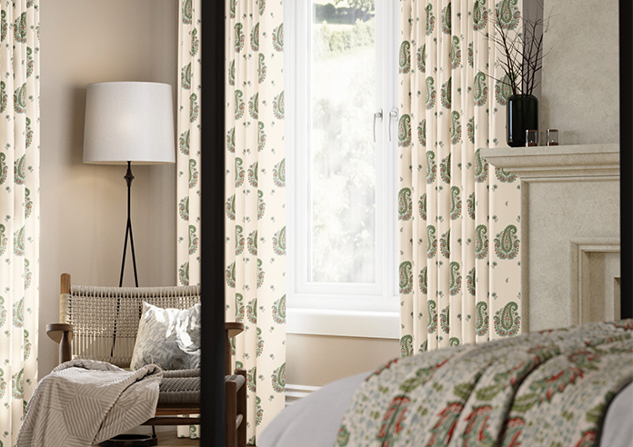 Petal & Block Boothi, Neem - Made to Measure Curtains - Image 5